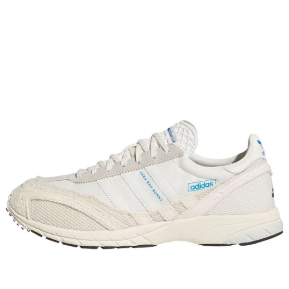 Adidas White and Blue Sneakers